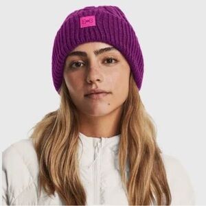 ☀️ NWOT UNDER ARMOUR Women's Halftime Cable Knit Beanie